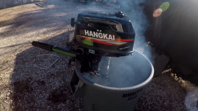 Hangkai 6hp unboxing outboard motor