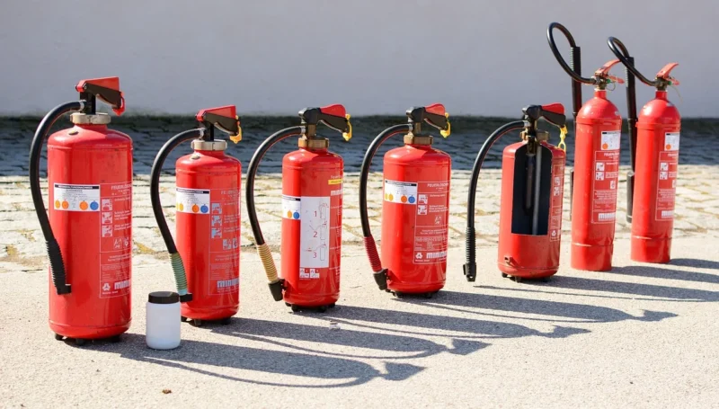 where is the best place to store a fire extinguisher on a boat